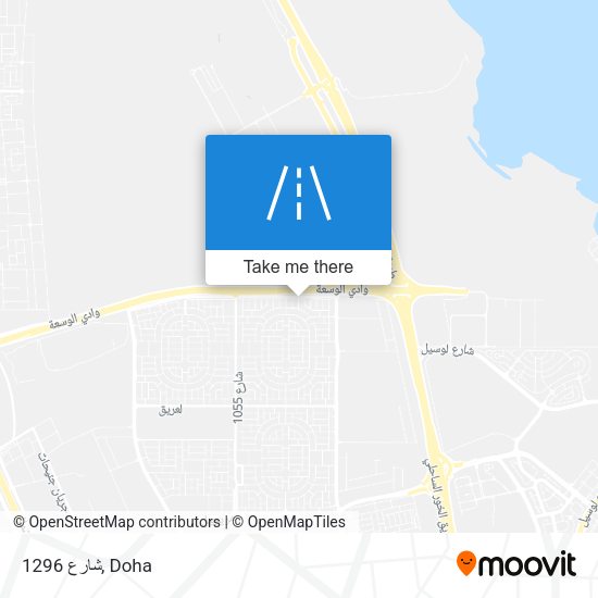 شارع 1296 map