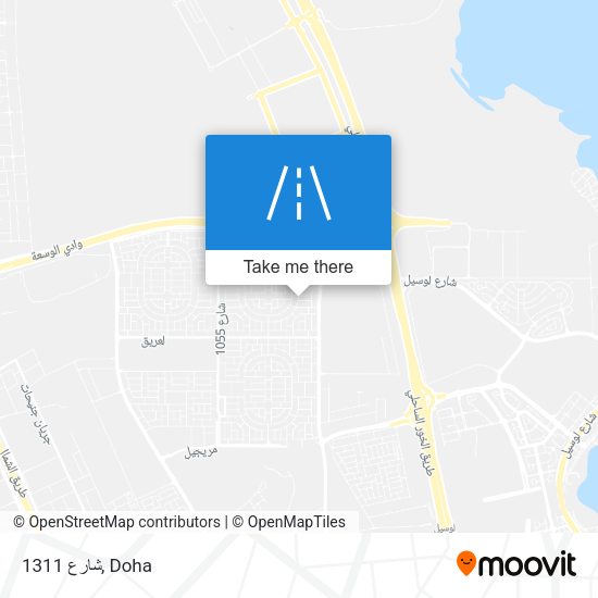 شارع 1311 map