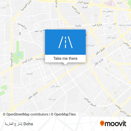 شارع الغارية map