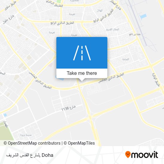 شارع القدس الشريف map