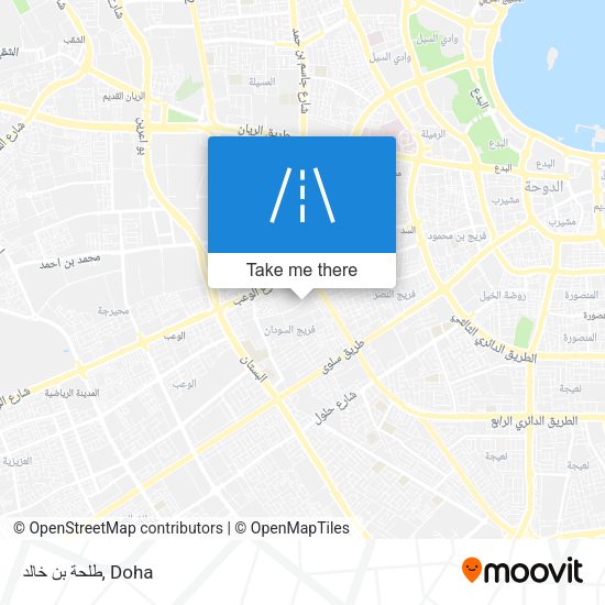 طلحة بن خالد map