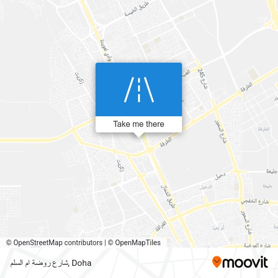 شارع روضة ام السلم map