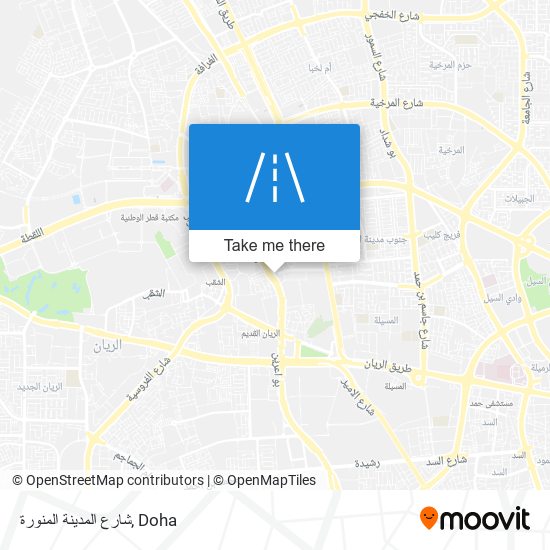 شارع المدينة المنورة map