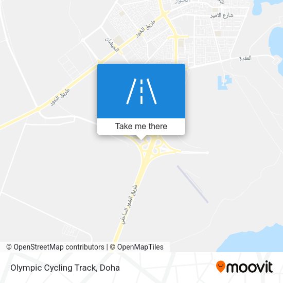 Olympic Cycling Track map