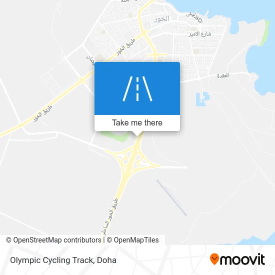 Olympic Cycling Track map