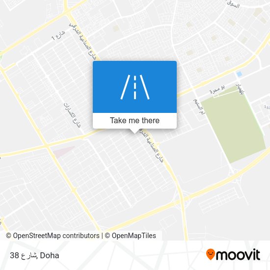 شارع 38 map
