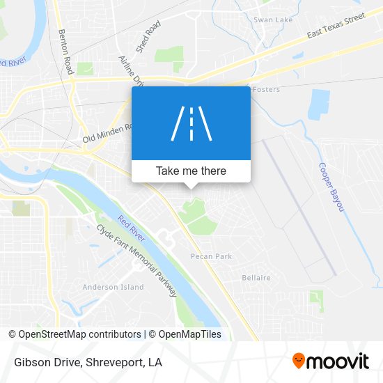 Mapa de Gibson Drive