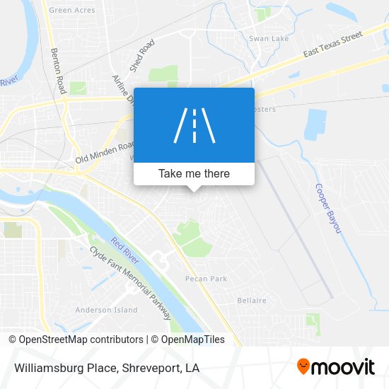 Williamsburg Place map