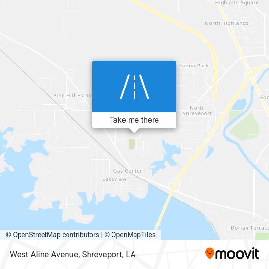 Mapa de West Aline Avenue