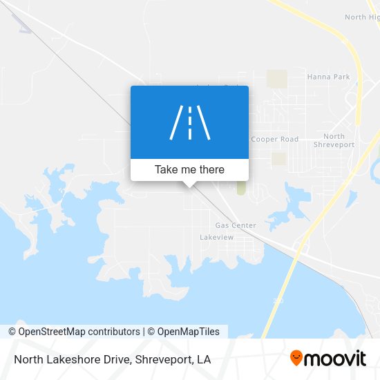 North Lakeshore Drive map