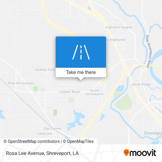 Rosa Lee Avenue map