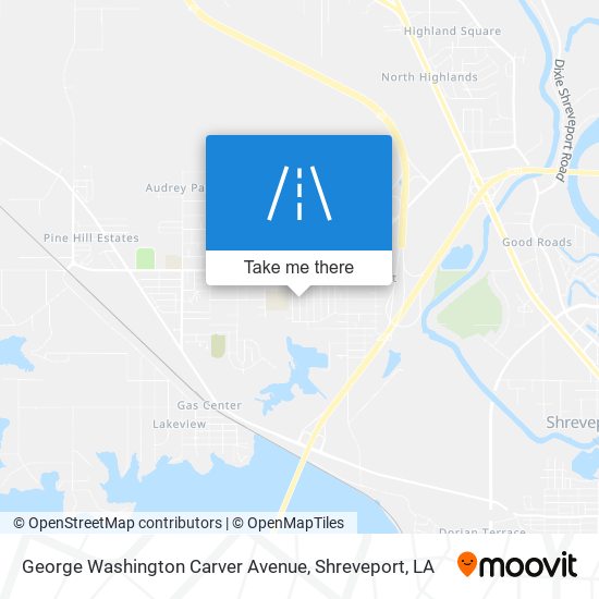 George Washington Carver Avenue map