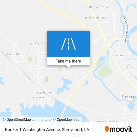 Mapa de Booker T Washington Avenue