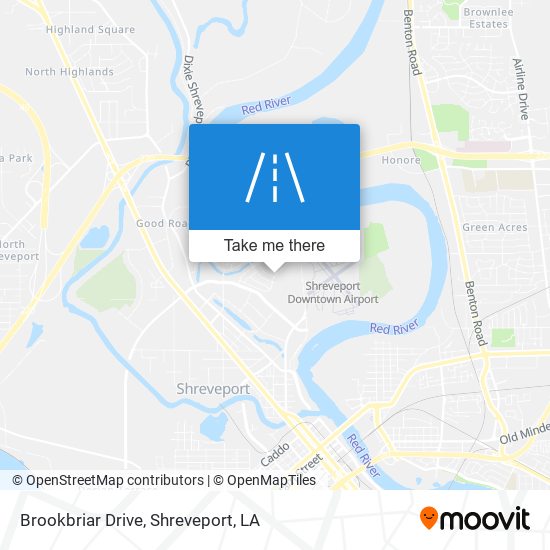 Brookbriar Drive map