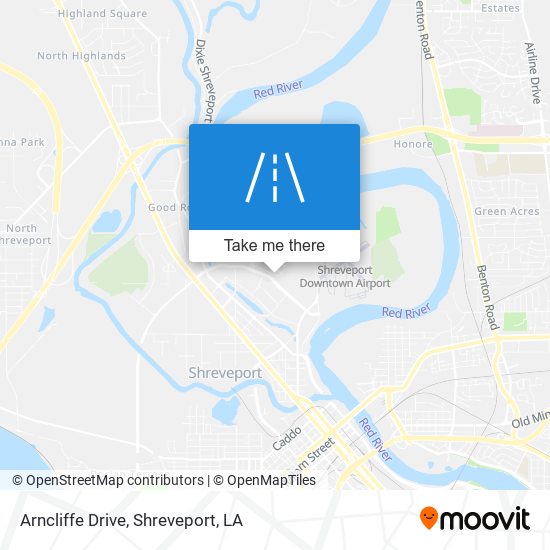 Arncliffe Drive map