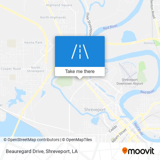 Beauregard Drive map