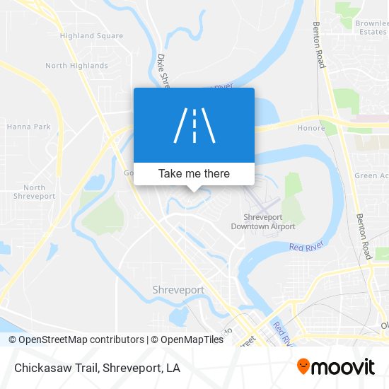 Chickasaw Trail map