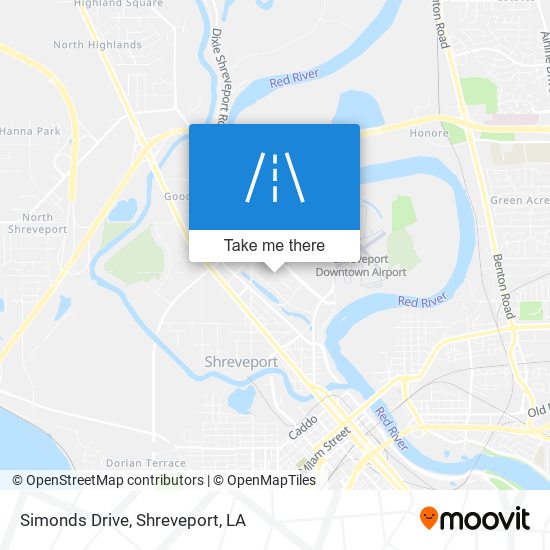 Simonds Drive map