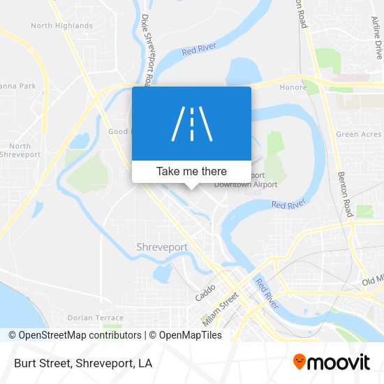 Burt Street map