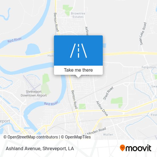 Mapa de Ashland Avenue