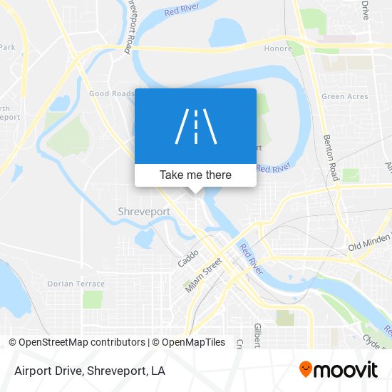 Airport Drive map