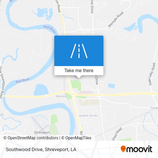 Mapa de Southwood Drive