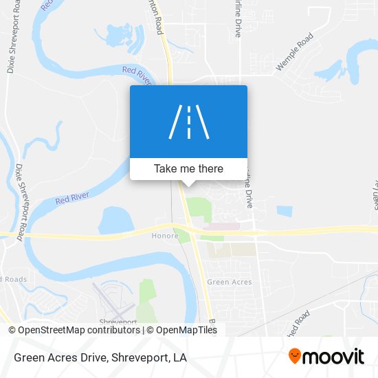 Green Acres Drive map