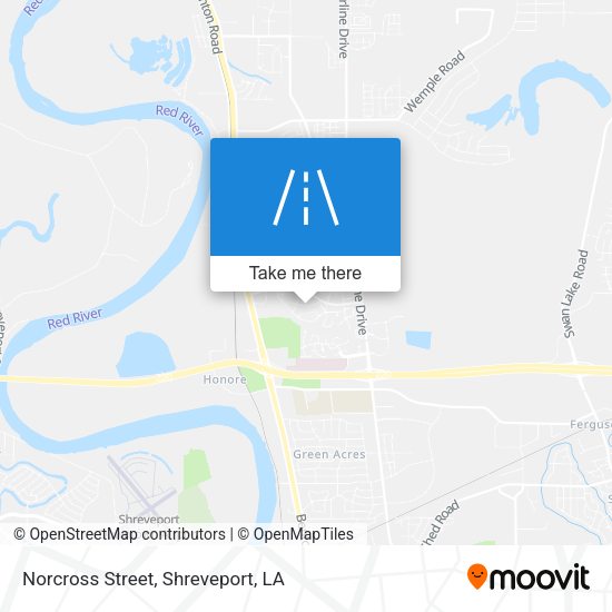Norcross Street map