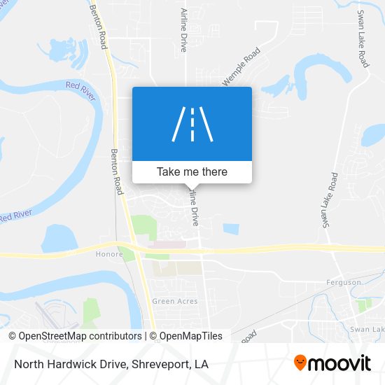 Mapa de North Hardwick Drive