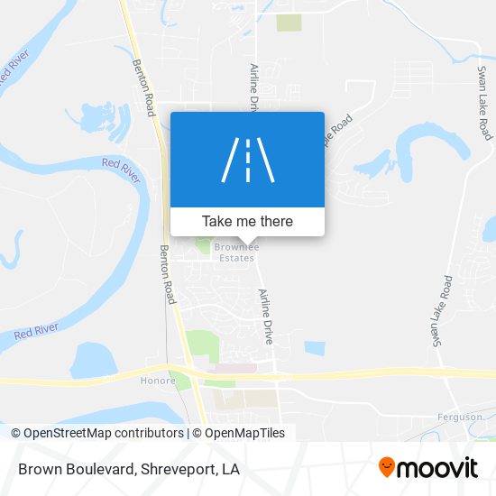 Mapa de Brown Boulevard