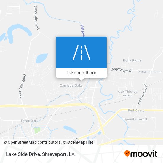 Lake Side Drive map