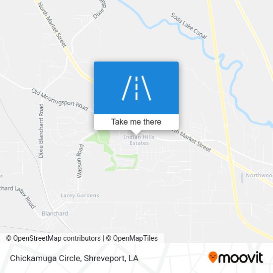 Chickamuga Circle map