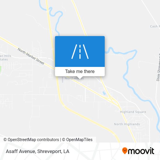 Mapa de Asaff Avenue
