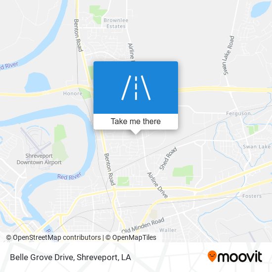 Belle Grove Drive map