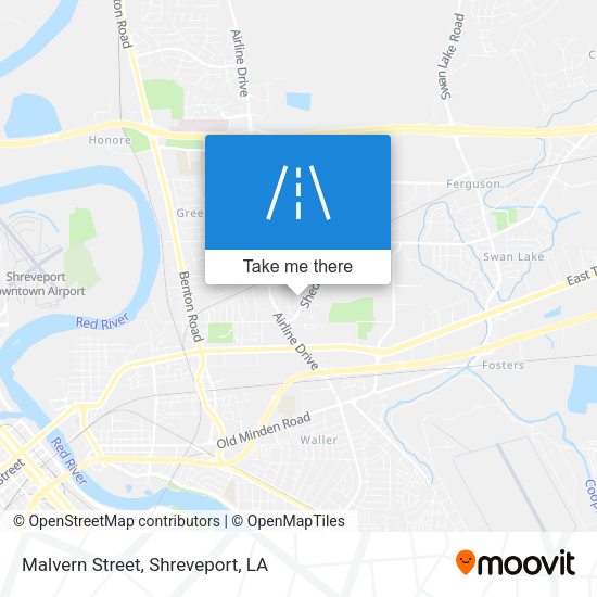 Malvern Street map