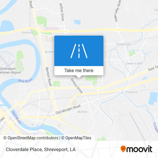 Cloverdale Place map