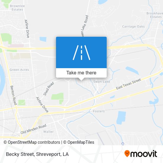 Mapa de Becky Street