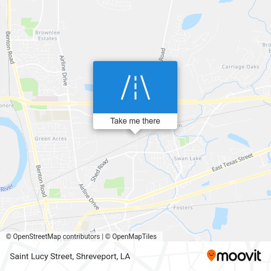 Saint Lucy Street map