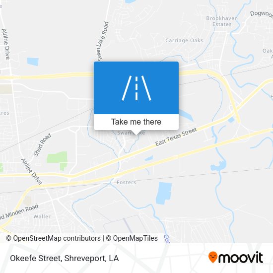 Mapa de Okeefe Street