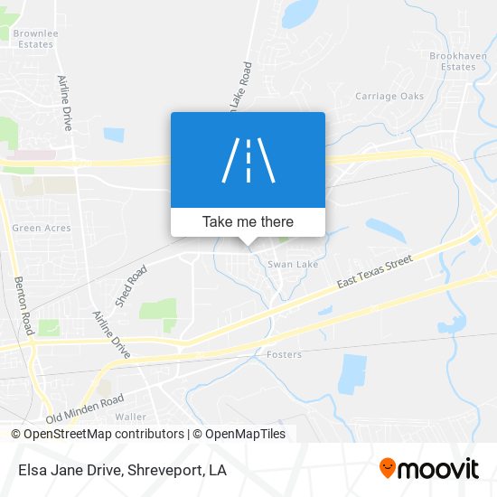 Elsa Jane Drive map