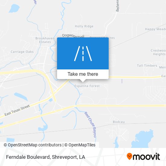 Ferndale Boulevard map