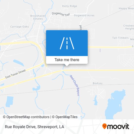 Mapa de Rue Royale Drive