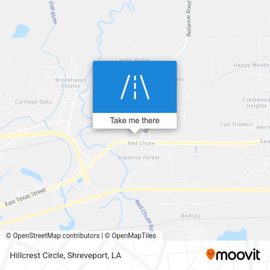 Mapa de Hillcrest Circle
