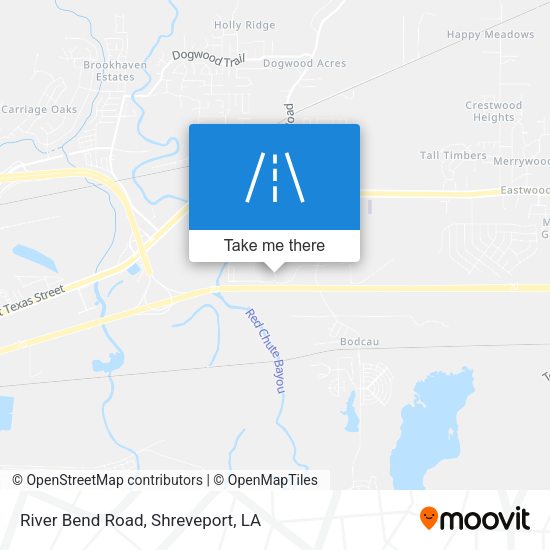 River Bend Road map