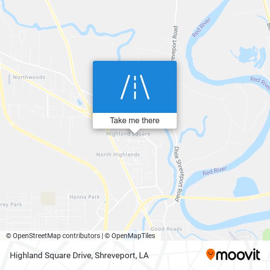 Highland Square Drive map