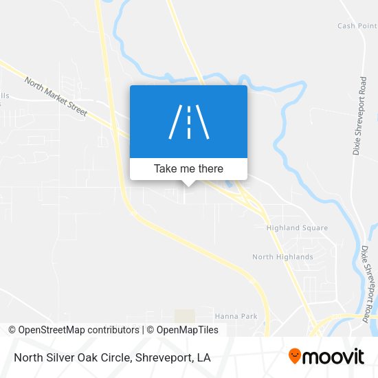 Mapa de North Silver Oak Circle