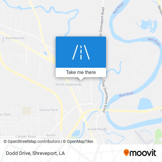 Dodd Drive map