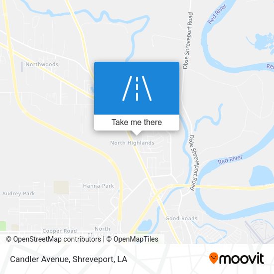 Mapa de Candler Avenue