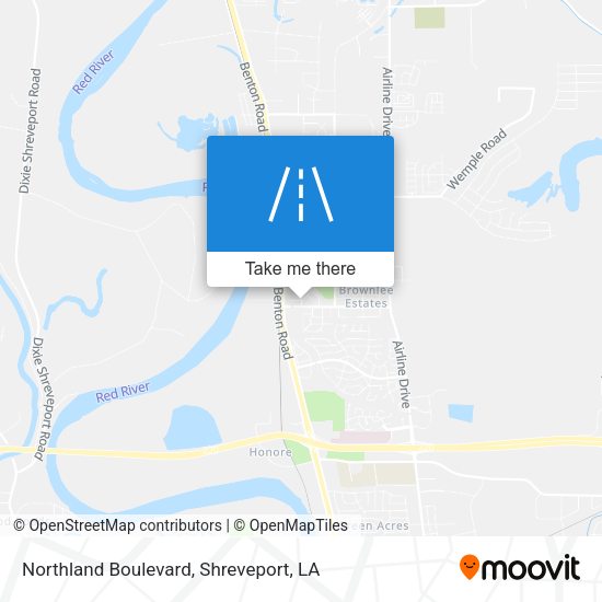 Mapa de Northland Boulevard