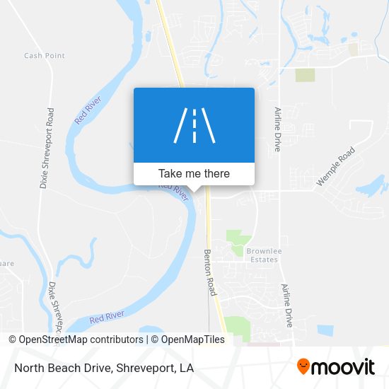 Mapa de North Beach Drive
